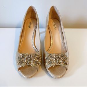 Alex Marie Gold Pumps